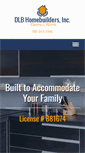 Mobile Screenshot of dlbhomebuilders.com